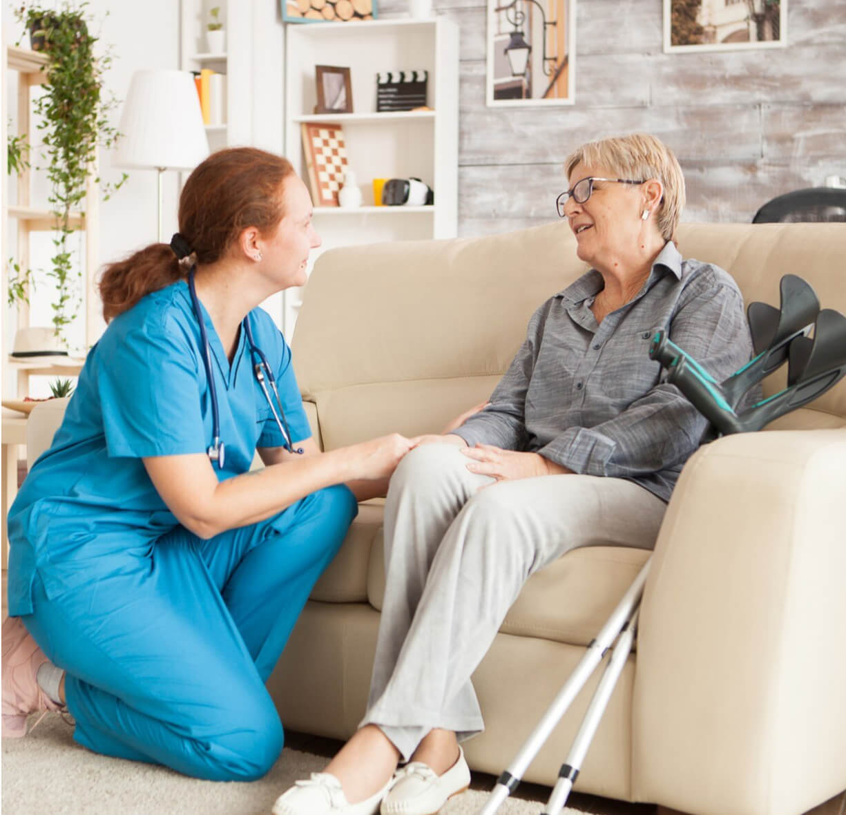 Home care patient interaction